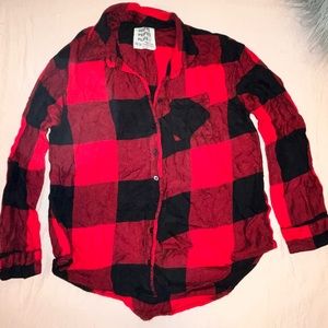 girls JUSTICE Flannel shirt